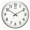Ajanta Abstract Quartz Wall Clock (32 cm x 32 cm x 3.5 cm, White)
