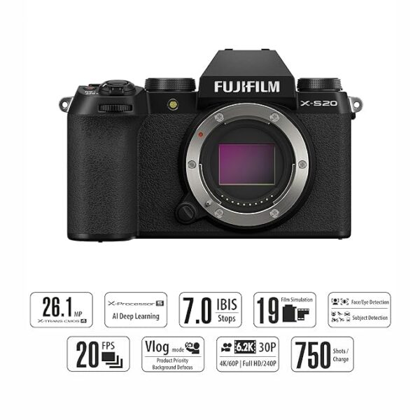 Fujifilm X-S20 26.1MP APS-c X-Trans Sensor - Image 3