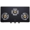 Elica Vetro Glass Top 3 Burner Gas Stove
