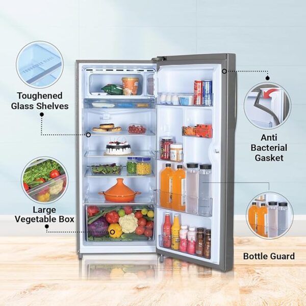 Haier 190 L 5 Star Single Door Refrigerator - Image 3
