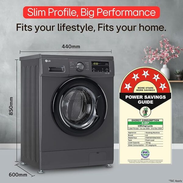 LG 7 Kg, 5 Star, Direct Drive Technology Washing Machine - Image 6