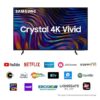 Samsung (43 inches) Crystal 4K Vivid Ultra HD Smart TV