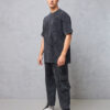 Men’s Black Oversized Acid Wash Co-ordinates