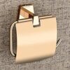 PVD Wall Mounted Brass Toilet Paper Roll Holder