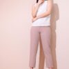 Pink High Waist Tapered Trousers
