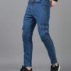 Men’s Mid Blue Slim Fit Cargo Jeans