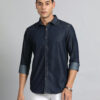 Men’s Dark Blue Denim Shirt