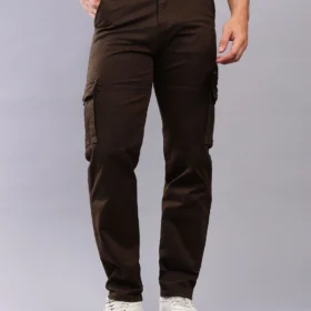 INDIGO TRIBE’S Men’s Brown Cargo Jeans