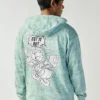 Men’s Green All Over Printed Oversized Hoodies