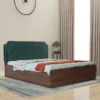 Sakiko Queen Size Upholstered Bed With Box Storage
