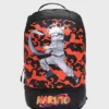 Black Naruto Scroll Printed Small Backpack