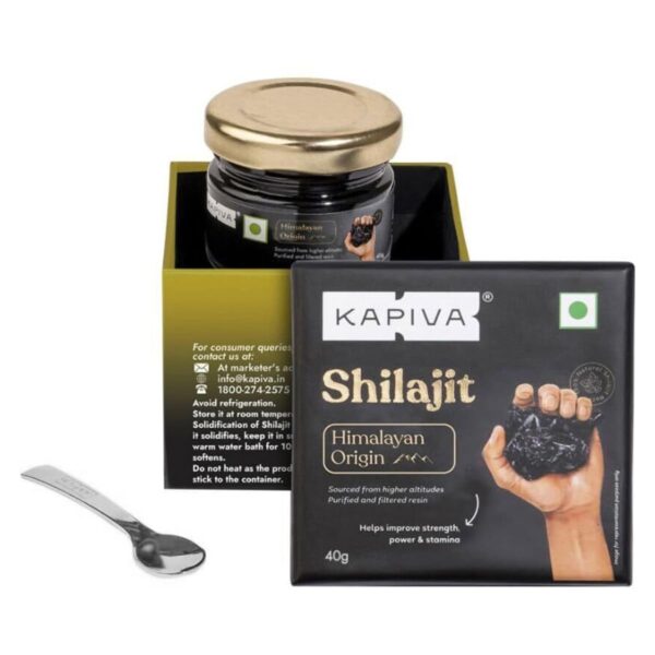 Kapiva Original Himalayan Shilajit/Shilajeet Resin 40g |Super Saver Pack| 250mg/Serving | For Energy, Endurance & Vitality | 160 Servings | 100% Ayurvedic - Image 9