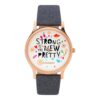 TEAL BY CHUMBAK Round Dial Analog Watch for Women
