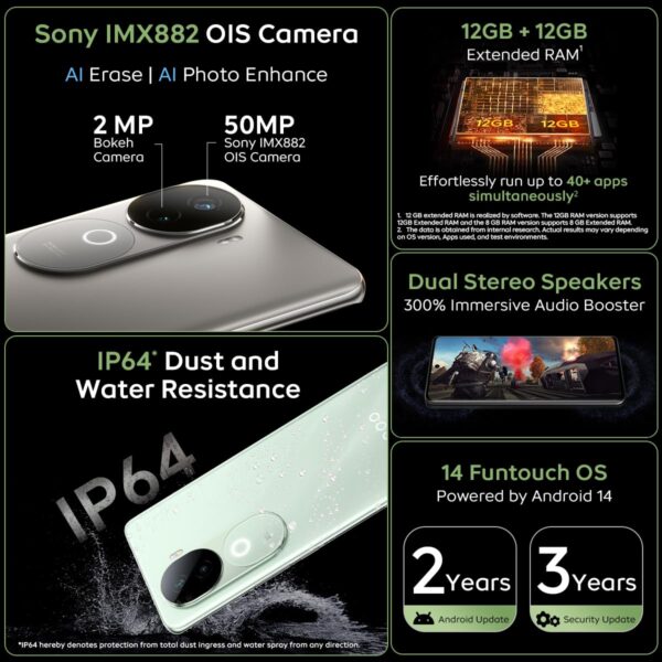 iQOO Z9s 5G (Onyx Green, 8GB RAM, 256GB Storage) - Image 3